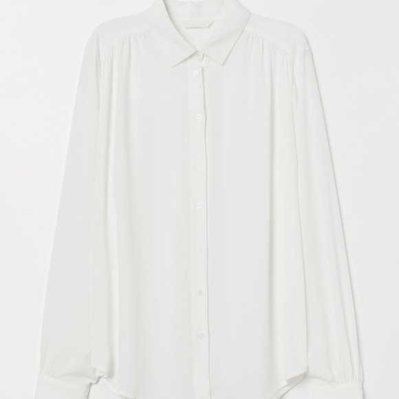 H&M Tops - Cute off white blouse XLarge